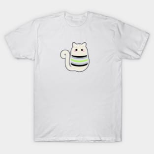 Agender Pride cat T-Shirt